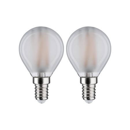 Set 2 becuri LED sferice cu filament 470lm E14 2700K clar 4,5W 230W [1]