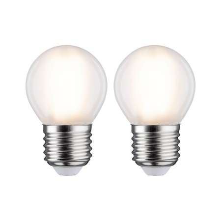 Seturi de becuri - Set 2 becuri LED sferice cu filament 470lm E14 2700K mat 5W 230V