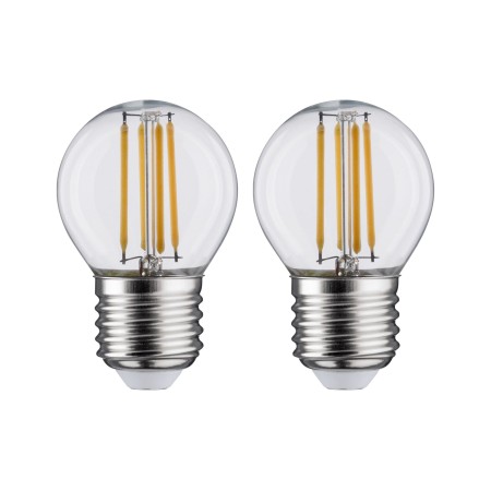 Set 2 becuri LED sferice cu filament 470lm E14 2700K clar 5W 230V [1]