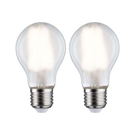 Seturi de becuri - Set 2 becuri Pară LED Filament E27, 230V, 2x806lm, 2x7W, 4000K, mat