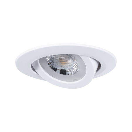 Set 20 spoturi încastrabile LED, orientabile, 70°,  20x4,8W, 20x450lm, 230V, 3000K, alb mat [2]