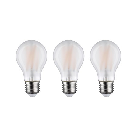 Set 3 becuri LED pară cu filament, 230V, E27, 3x1055lm, 3x9W, 2700K, mat [1]