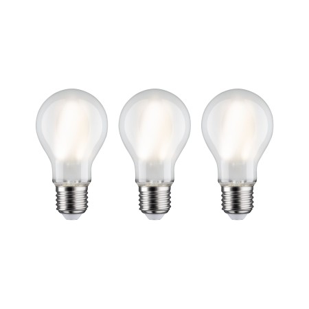 Seturi de becuri - Set 3 becuri LED pară cu filament, 230V, E27, 3x1055lm, 3x9W, 4000K, mat