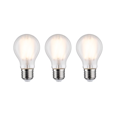 Seturi de becuri - Set 3 becuri LED pară cu filament, 230V, E27, 3x1055lm, 3x9W, 2700K, mat