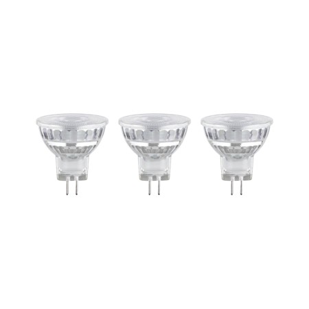 Seturi de becuri - Set 3 becuri reflector LED 12V, reflector, GU4, 3x184lm, 3x1,8W, 2700K, argintiu