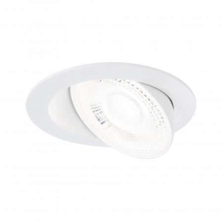 Set 3 spoturi încastrabile Aumus LED, rotunde, 105mm, 90°, 3x5W, 3x700lm, 230V, flux luminos variabil în 3 pași, temperatură de culoare variabilă 2700 - 6500K, albe [1]