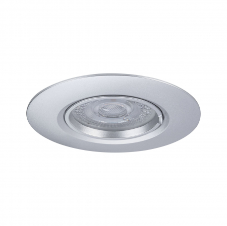 Set 3 spoturi încastrabile, fixe, rotunde, 90mm, GU10, max. 3x10W, 230V, crom mat [2]