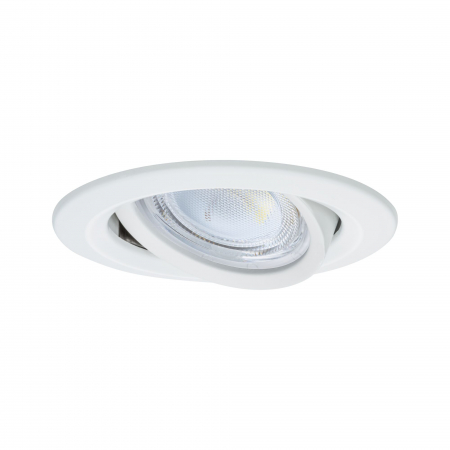 Set 3 spoturi încastrabile LED Nova Coin, rotunde, 84mm, 50°, 3x2,8W, 3x505lm, 230V, 4000K, alb mat [5]