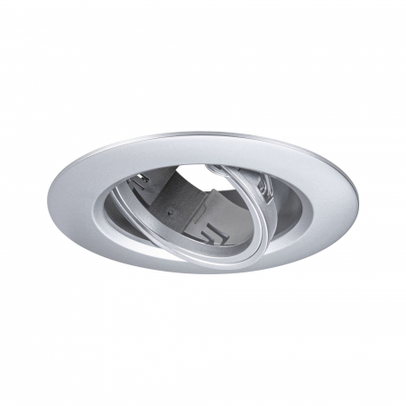 Set 3 spoturi încastrabile, orientabile, rotunde, 90mm, 30°, GU10, max. 3x10W, 230V, crom mat [3]