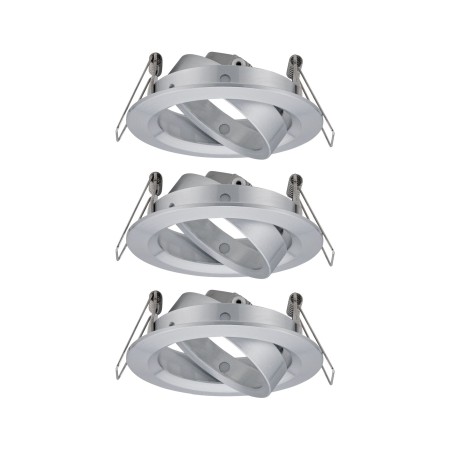 Set 3 spoturi încastrabile Choose max 3x10W 230V 51mm aluminiu periat, orientabile [1]