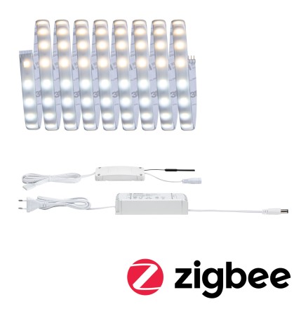 Set complet - Set abndă Paulmann MaxLED 500, Smart Home Zigbee, 3m, IP44, 17W, 1530lm, 60LEDs/m, 36VA, temperatură de culoare variabilă