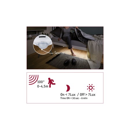 Set bandă Confort Paulmann MaxLED 250, 1m, 4W, 300lm, 30LEDs/m, 2700K, 12VA [2]