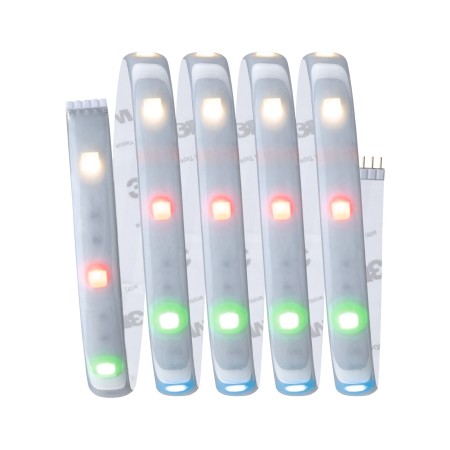 Set bandă Paulmann MaxLED 250, Smart Home Zigbee, RGBW, 1,5m, IP44, 9W, 300lm, 30LEDs/m, RGBW, 24VA [1]