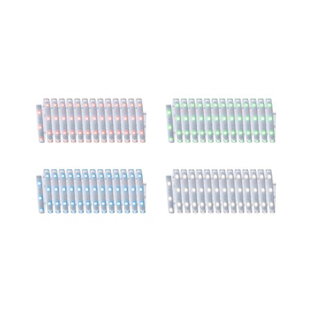 Set bandă Paulmann MaxLED 250, Smart Home Zigbee, RGBW, 5m, IP44, 22W, 1000lm, 30LEDs/m, RGBW, 36VA [3]