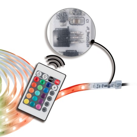 Benzi LED si accesorii - Set bandă Paulmann SimpLED de exterior, 5m, IP65, 13W, 45lm/m, 24LEDs/m, RGB