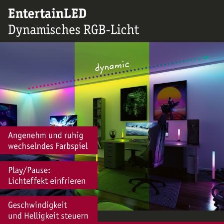 Set complet bandă EntertainLED Dynamic RGB, 1,5m, 3W, 60LEDs/m, 5VA [2]