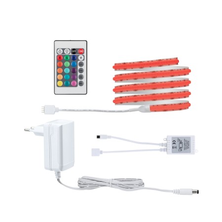 Set complet - Set bandă SimpLED COB, 1,5m, 12W, 495lm, 840LEDs/m, RGB, 24VA