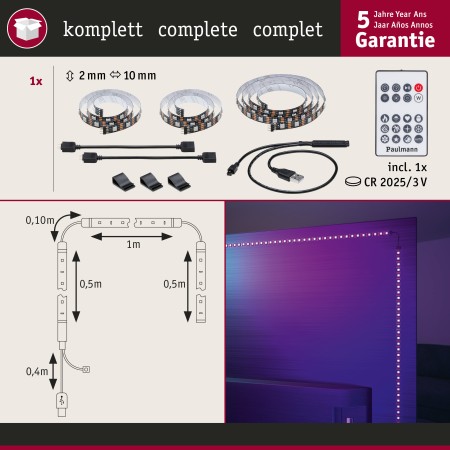 Set bandă USB TV 55 Dynamic Rainbow [4]
