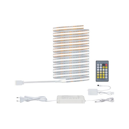 Benzi LED si accesorii - Set bază cu benzi MaxLED 500 COB, 3m, 15W, 600lm/m, 640LEDs/m, 36VA, temperatură de culoare variabilă