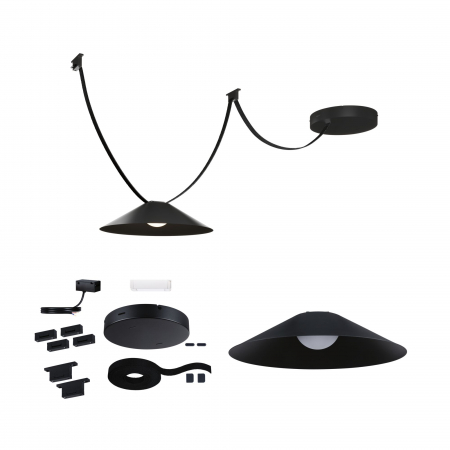 Familia ULine - Set bază panglici Uline Cone, 5m, 12W, negru