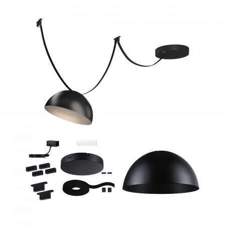 Familia ULine - Set bază panglici Uline Dome, 5m, 12W, negru