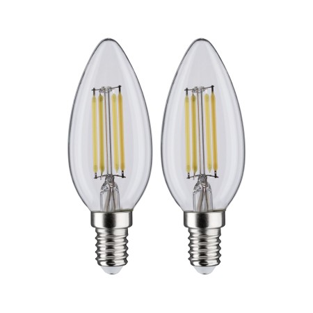 Set de 2 becuri lumânare LED Filament, E14, 230V, 2x470lm, 2x4,8W, 4000K, mat [1]