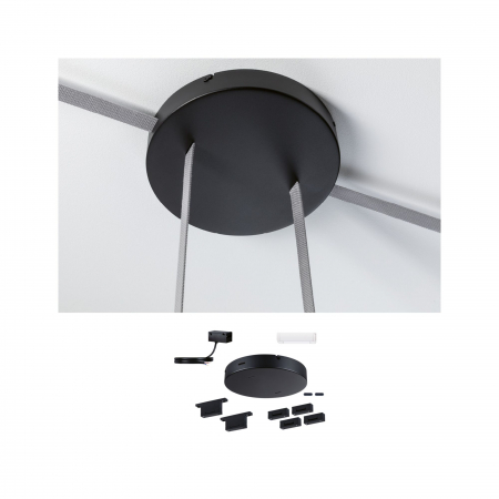 Familia ULine - Set de accesorii pt.instalare sistem Uline 230/48V, max. 60W, negru