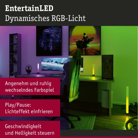 Set Lightbar 2x60cm Dynamic Rainbow RGB [2]