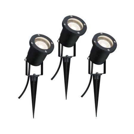 Spoturi de grădină - Set spoturi de grădină Special Line IP65 GU10 3x3,5W 230V 3000K negru aluminiu