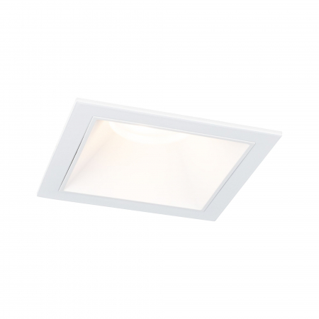 Set spoturi incastrabile LED Cole Coin, IP44, patrate, 88x88mm, 3x6W, 3x470lm, 230V, flux luminos variabil in 3 pasi, 2700K, albe [3]