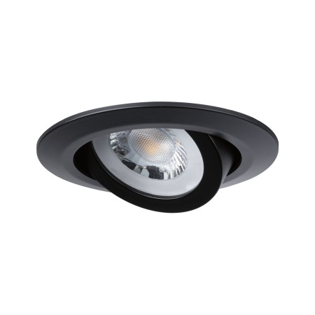 Set spoturi încastrabile LED, orientabile, negru, 3x6W 3000K 230V [1]