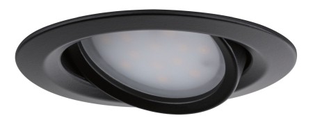 Set spoturi încastrabile Nova Plus Coin, orientabile, negru, 3x6,5W, cu flux luminos variabil [2]