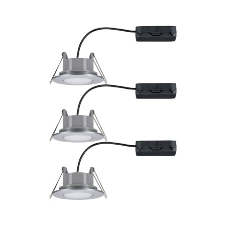 Set spoturi încastrabile Calla WhiteSwitch, rotunde, orientabile, 3x550lm, crom mat [4]
