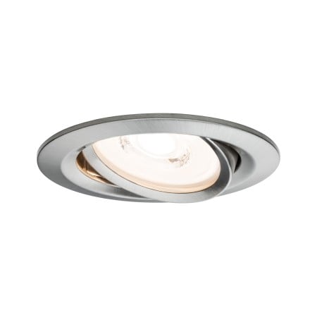 Set spoturi încastrabile Coin rotunde, orientabile LED 3x6,8W 230V metal mat, cu flux luminos variabil [1]
