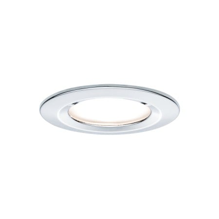 Set spoturi încastrabile LED Nova, rotunde, fixe IP44 3x6,5W 2700K 230V GU10 51mm crom [1]