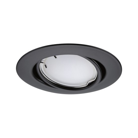 Set spoturi încastrabile LED Smart Home Zigbee Base Coin, orientabile, rotunde, 3x4,9W, 230V, cu flux luminos variabil, RGBW+, negru mat [2]
