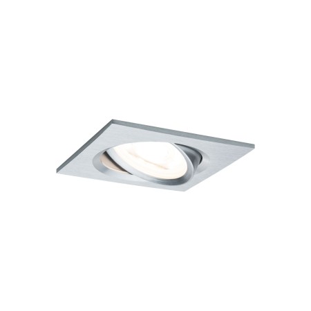 Set spoturi încastrabile Nova Coin pătrate, orientabile LED 3x6,5W 2700K 230V aluminiu, flux luminos variabil în 3 pași [1]