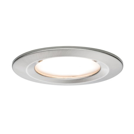Set spoturi încastrabile Nova Coin rotunde, fixe LED 3x6,5W 2700K 230V metal mat, flux luminos variabil 3 pași [1]