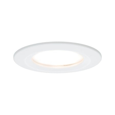 Set spoturi încastrabile Nova Coin rotunde, fixe LED 3x6,5W 2700K 230V albe, flux luminos variabil 3 pași [1]