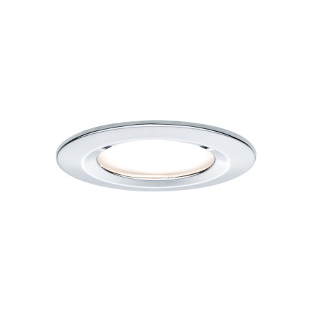 Set spoturi încastrabile Nova Coin rotunde, fixe LED 3x6,5W 2700K 230V crom, flux luminos variabil 3 pași [1]