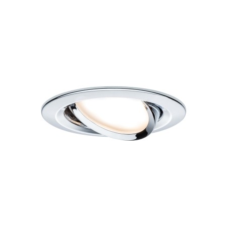 Set spoturi încastrabile Nova Coin rotunde, orientabile LED 3x6,5W 2700K 230V, crom [1]