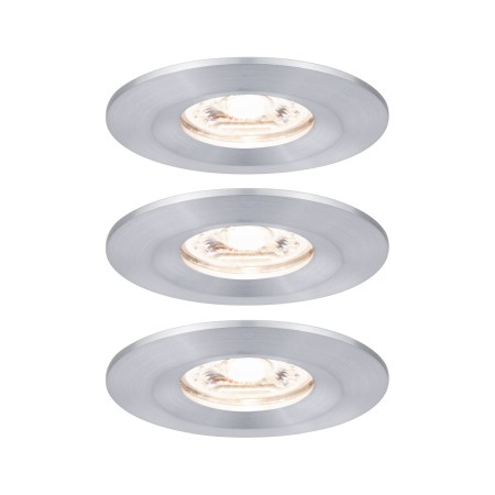 Spoturi incastrabile - Set spoturi încastrabile Nova mini Coin rotunde, fixe IP44 LED 3x4W 310lm aluminiu