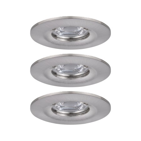 Set spoturi încastrabile Nova mini Coin rotunde, fixe IP44 LED 3x4W 310lm metal mat [1]