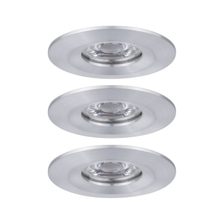 Set spoturi încastrabile Nova mini Coin rotunde, fixe IP44 LED 3x4W 310lm aluminiu [1]