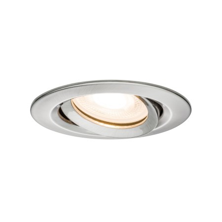 Set spoturi încastrabile Nova Plus IP65 orientabile LED 3x 7W 230V GU10 51mm metal mat, aluminiu/zinc [1]