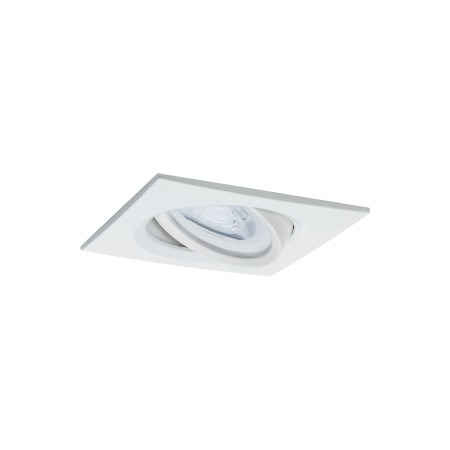 Set spoturi încastrabile Nova pătrate, orientabile LED 3x6,5 W 230V GU10 51mm albe, flux luminos variabil în 3 pași [2]