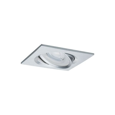 Set spoturi încastrabile Nova pătrate, orientabile, LED 3x6,5W 2700K 230V GU10 51mm aluminiu [2]