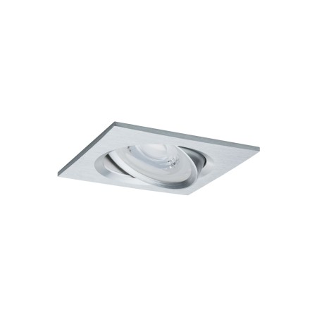 Set spoturi încastrabile Nova pătrate, orientabile LED 3x6,5 W 230V GU10 51mm aluminiu, flux luminos variabil în 3 pași [2]