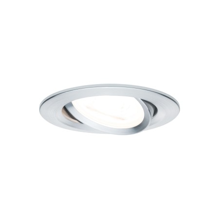 Set spoturi încastrabile Nova rotunde, orientabile LED 3x6,5 W 230V GU10 51mm aluminiu, flux luminos variabil în 3 pași [1]