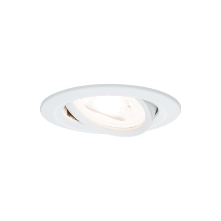 Set spoturi încastrabile Nova rotunde, orientabile LED 3x6,5 W 230V GU10 51mm albe, flux luminos variabil în 3 pași [1]